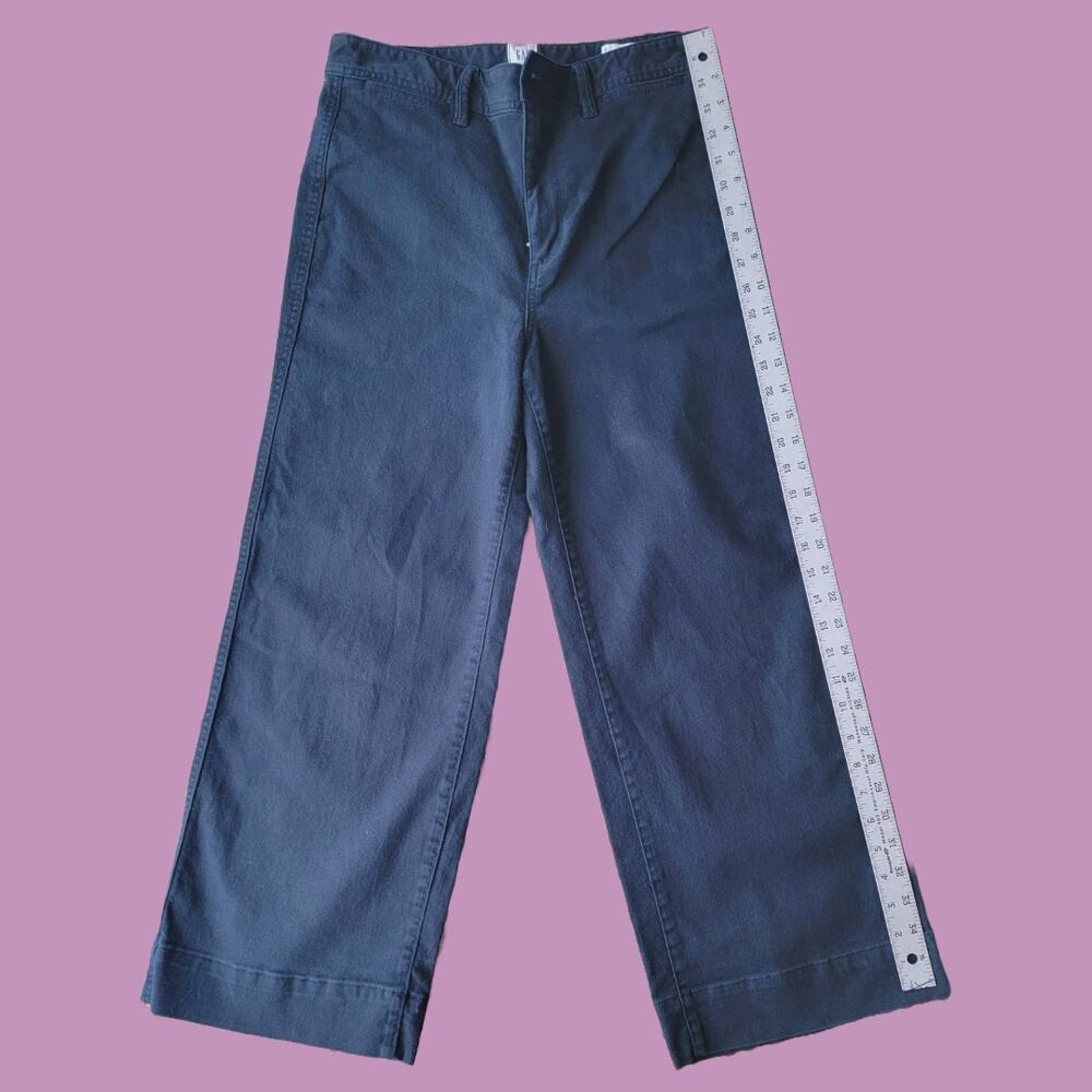 High Waisted Wide Leg Crop Pants Size 8 from The Gap - Picture 5 of 5